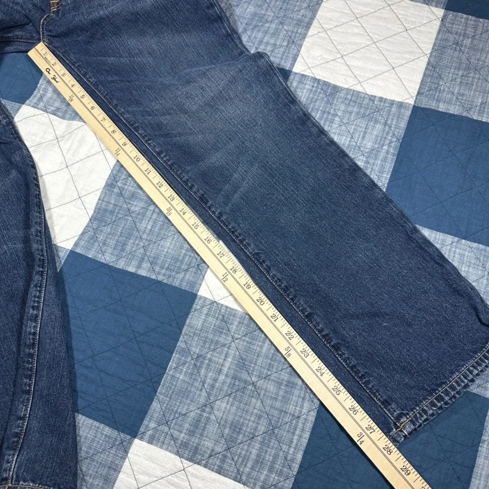 VTG Polo Ralph Lauren New Thompson Jeans 27x28 Size 14 Straight Leg Mid Rise